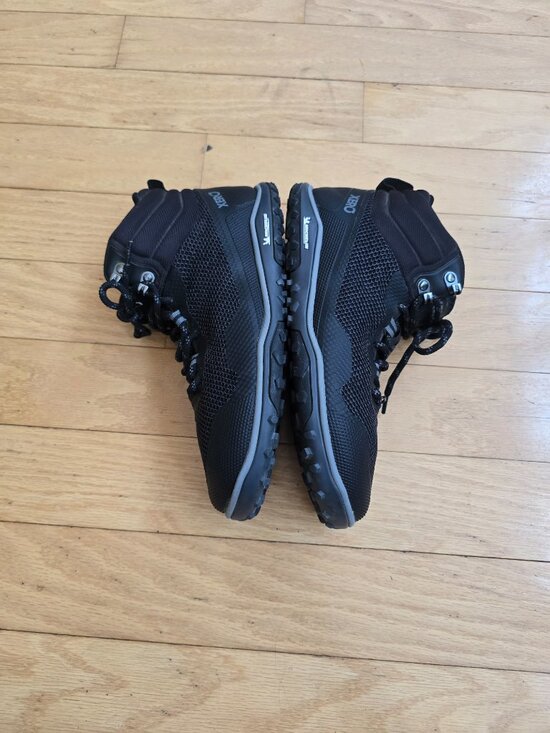 Xero | Scrambler black minimalist gorpcore hiking boots | MENS 8.5 main image 4